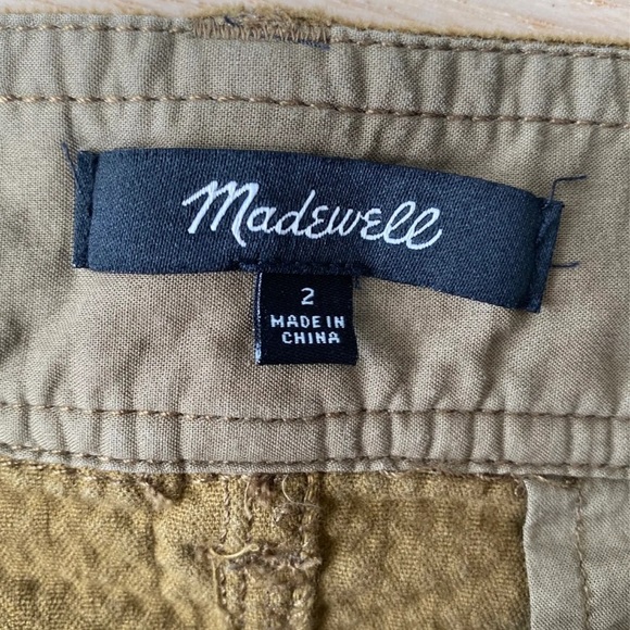 MADEWELL CORDUROY A-LINE MINI SKIRT - Picture 4 of 5